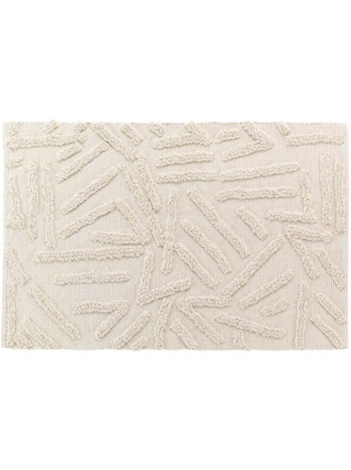 Tapis rectangle coton/polyester tufte Athena - Kiabi