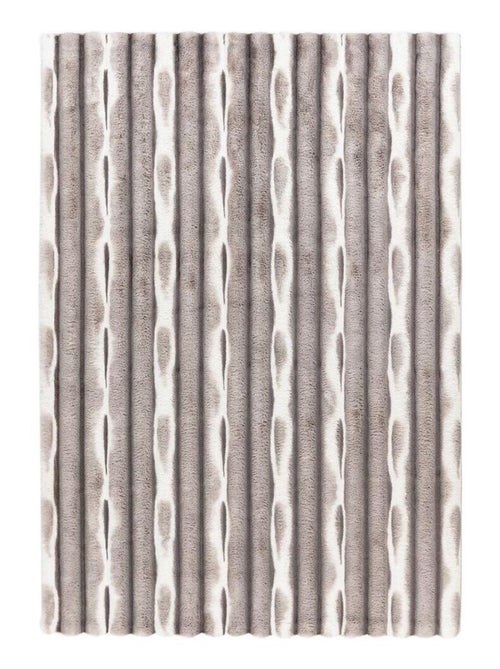 Tapis rectangle doux moderne effet 3D Lynda - Kiabi