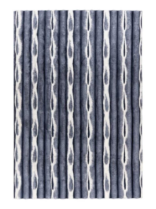 Tapis rectangle doux moderne effet 3D Lynda - Kiabi