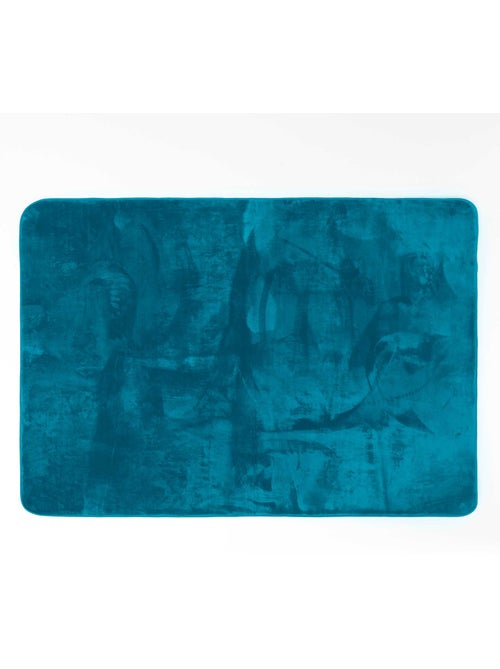 Tapis Rectangle – Flanelle Unie Ultra Douce – Finition Biais - Kiabi