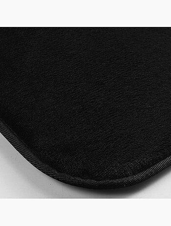 Tapis Rectangle – Flanelle Unie Ultra Douce – Finition Biais