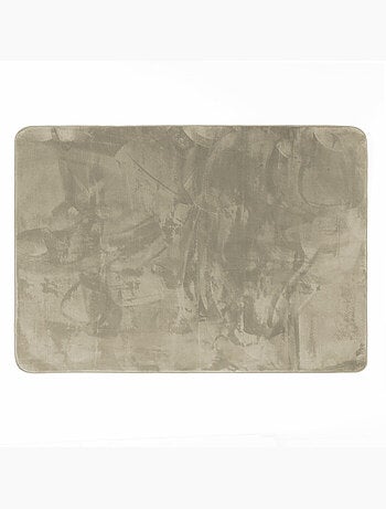 Tapis Rectangle – Flanelle Unie Ultra Douce – Finition Biais