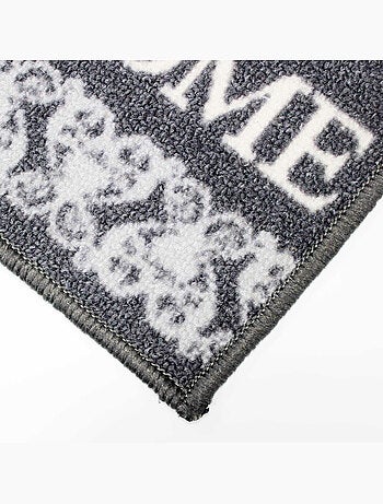 Tapis rectangle imprime - Antidérapant - Mathilda