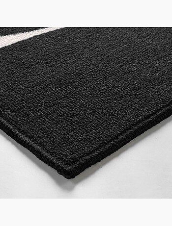 Tapis rectangle imprime cappuccino Sans