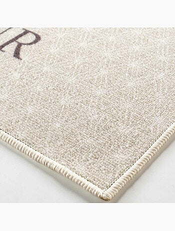 Tapis rectangle imprime digital Happiness