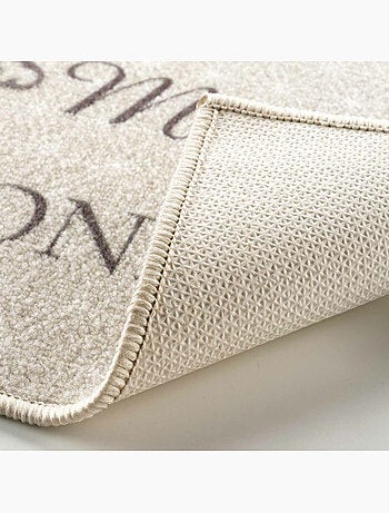 Tapis rectangle imprime digital Happiness