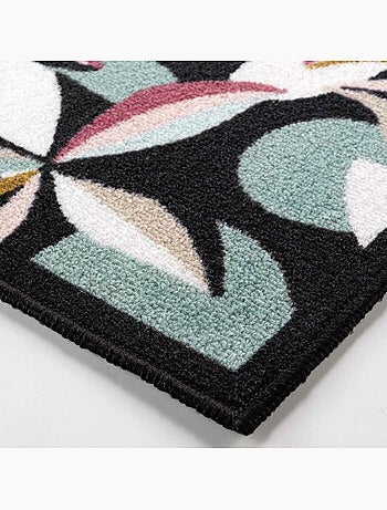 Tapis rectangle imprime lavinia - Antidérapant