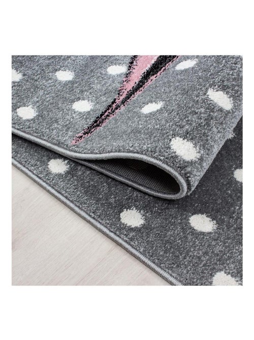 Tapis rectangle pour chambre de bébé licorne Willis - Kiabi