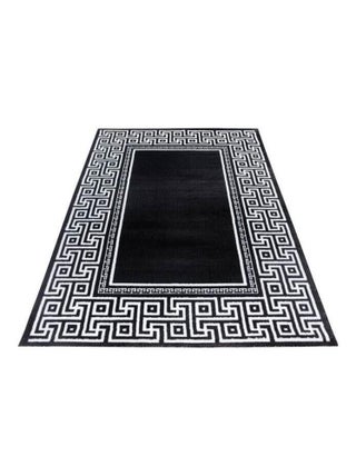 Tapis rectangle pour salon baroque à mèches courtes Stessy
