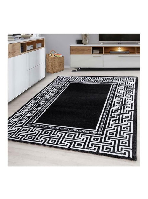 Tapis rectangle pour salon baroque à mèches courtes Stessy - Kiabi