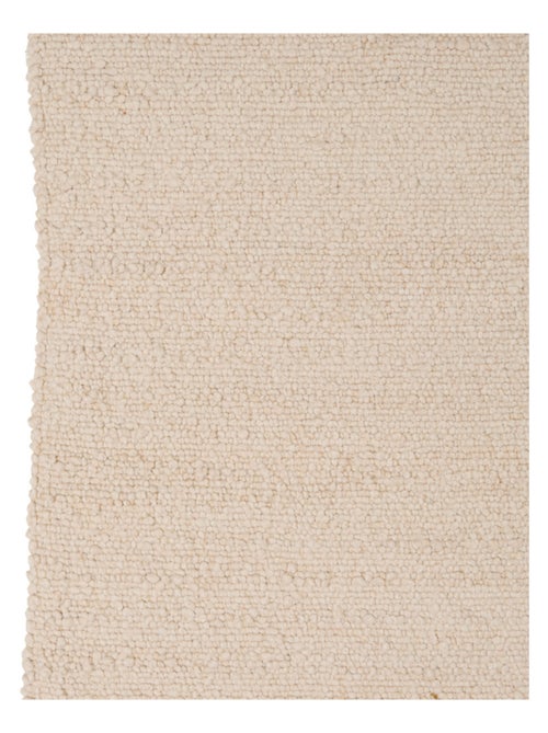 Tapis rectangulaire  - Effet laine - Kiabi