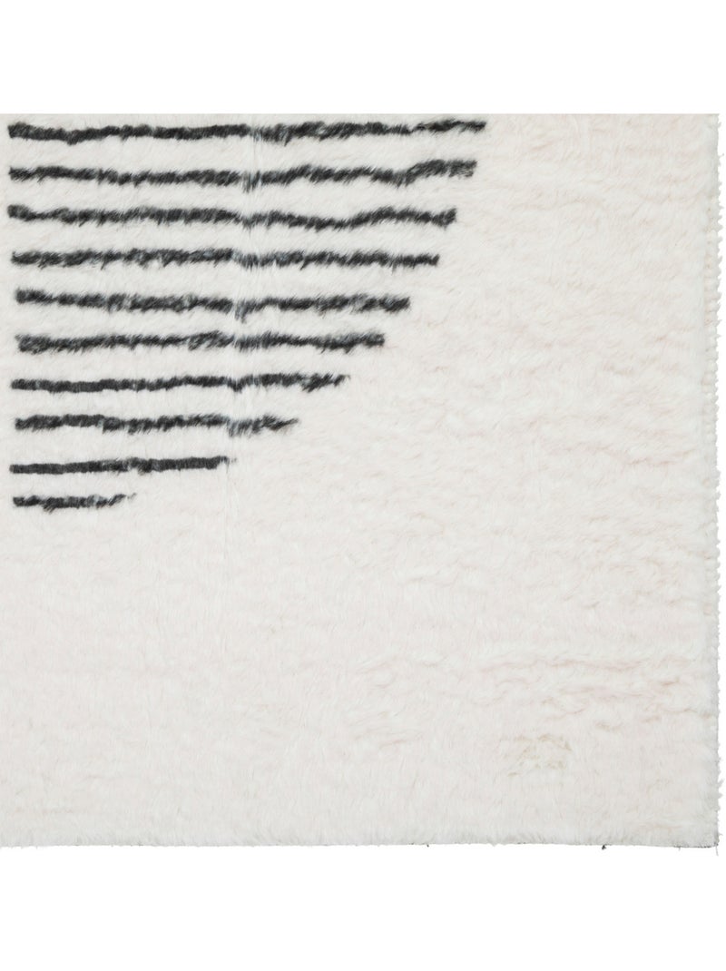 Tapis rectangulaire COUKA Blanc - Kiabi