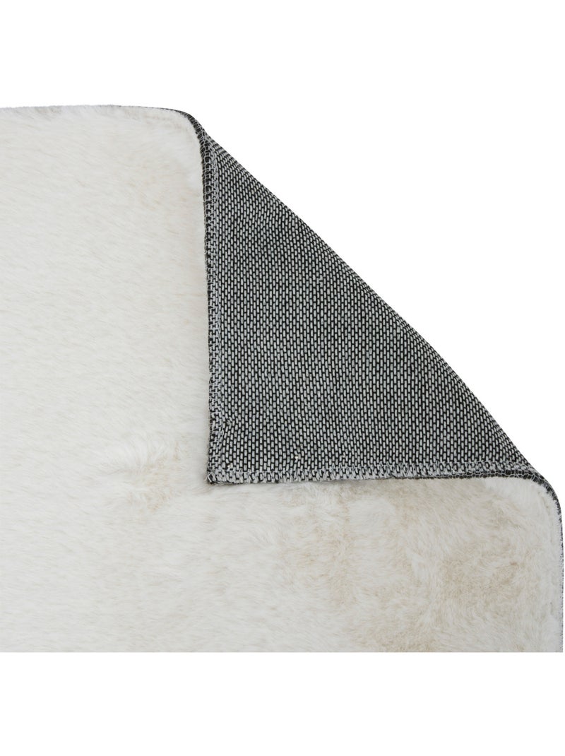 Tapis rectangulaire COUKA Blanc - Kiabi