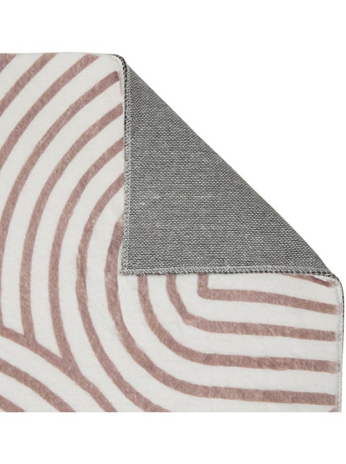 Tapis rectangulaire en fausse fourrure couka - Kiabi