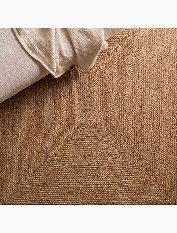 Tapis rectangulaire en jute 120x170cm