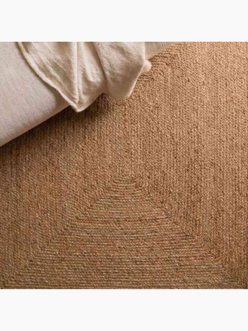 Tapis rectangulaire en jute 120x170cm - Kiabi