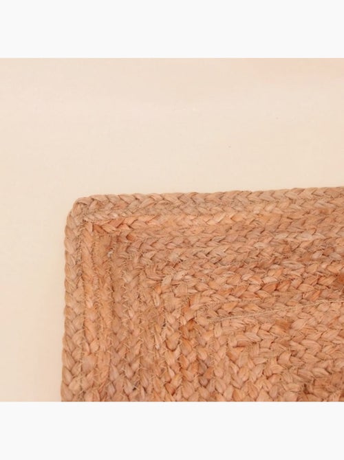 Tapis rectangulaire en jute 120x170cm - Kiabi