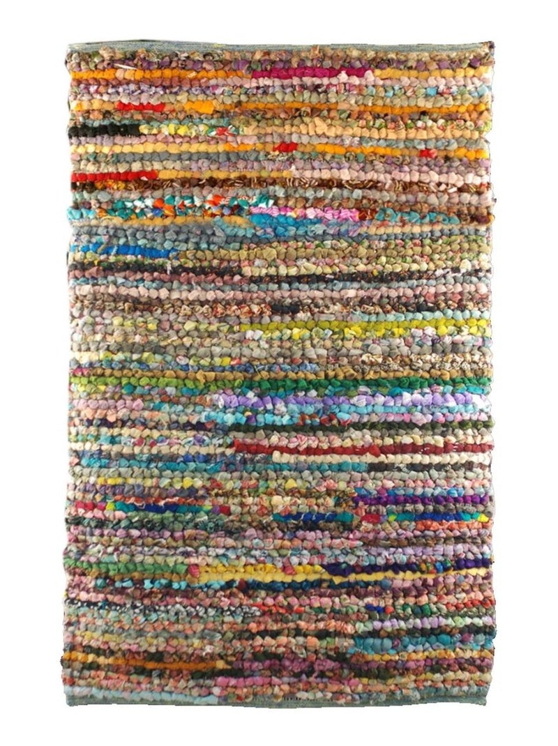 Tapis rectangulaire ethnique 1 Multicolore - Kiabi