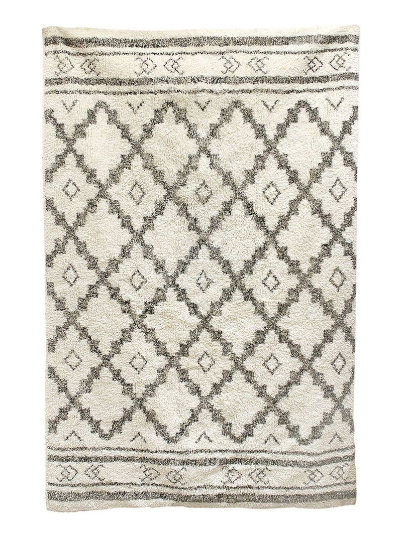 Tapis rectangulaire ethnique Mirage Beige - Kiabi