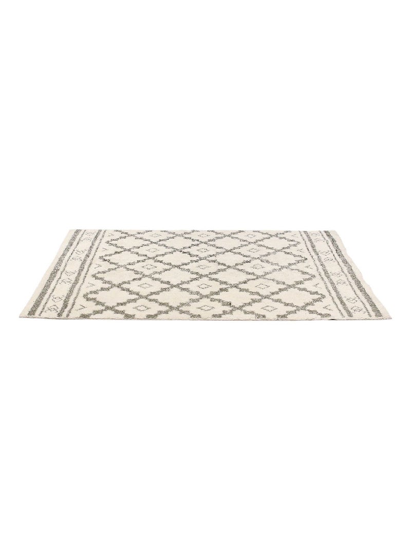 Tapis rectangulaire ethnique Mirage Beige - Kiabi