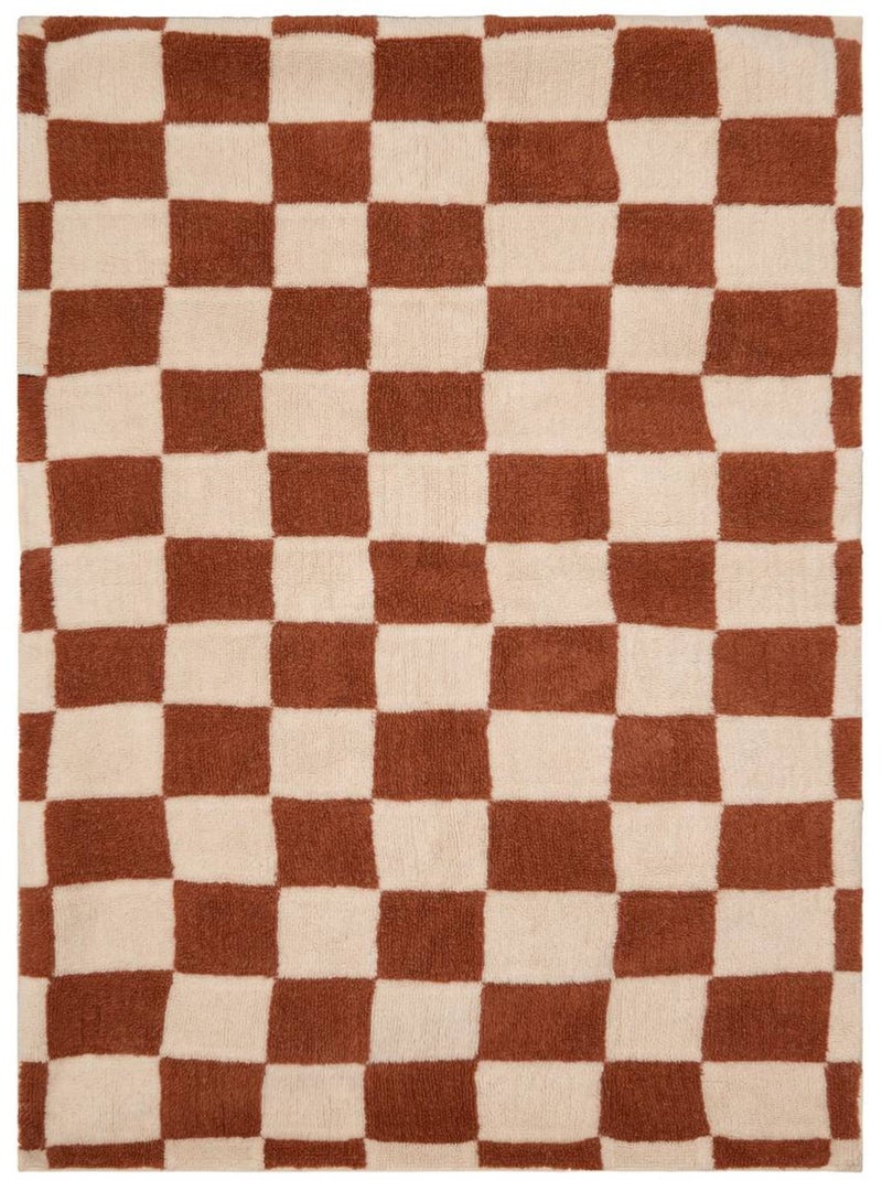 Tapis rectangulaire HOMY Marron - Kiabi