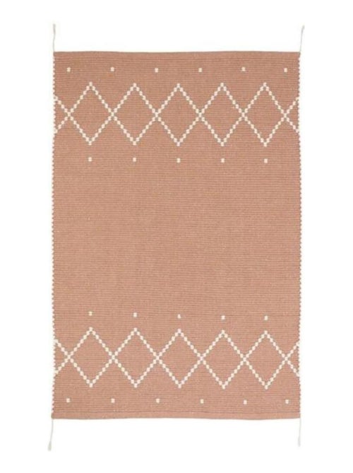 Tapis Rectangulaire Mallorca Rose Argile (100 X 150 Cm) - Kiabi