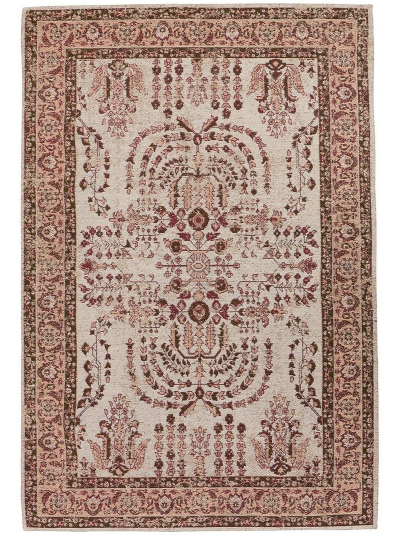 Tapis rectangulaire MONA Rose clair - Kiabi