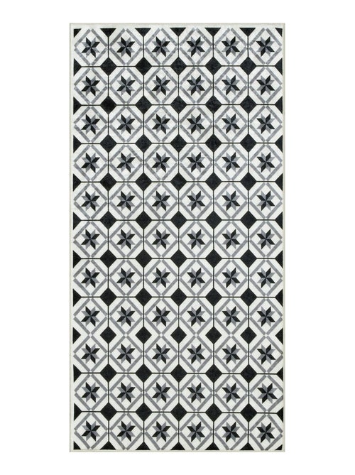 Tapis Rectangulaire motifs Carreaux de Ciment, Dylrev - Kiabi