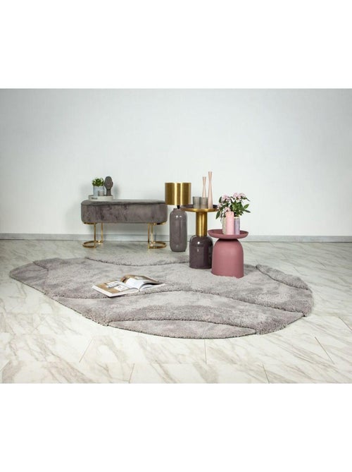 Tapis recyclé effet 3D forme originale tufté Sana - Kiabi