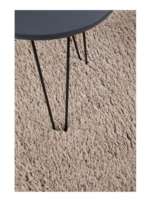 Tapis recyclé uni longues mèches design Whisper - Kiabi