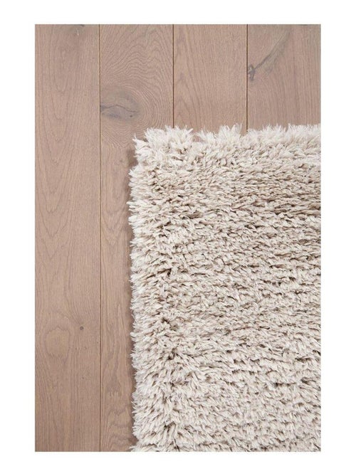 Tapis recyclé uni longues mèches design Whisper - Kiabi