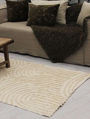 Tapis relief circle courbe