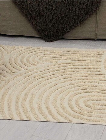 Tapis relief circle courbe