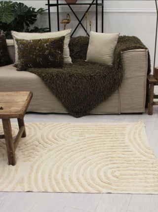 Tapis relief circle courbe