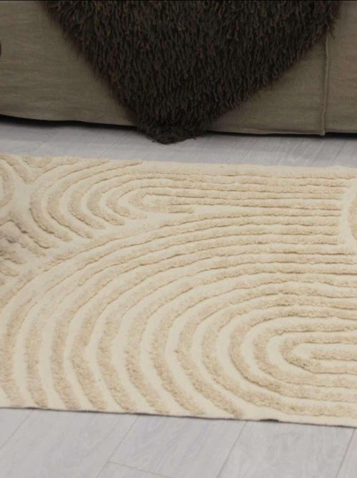 Tapis relief circle courbe - Kiabi Tapis relief circle courbe - Kiabi