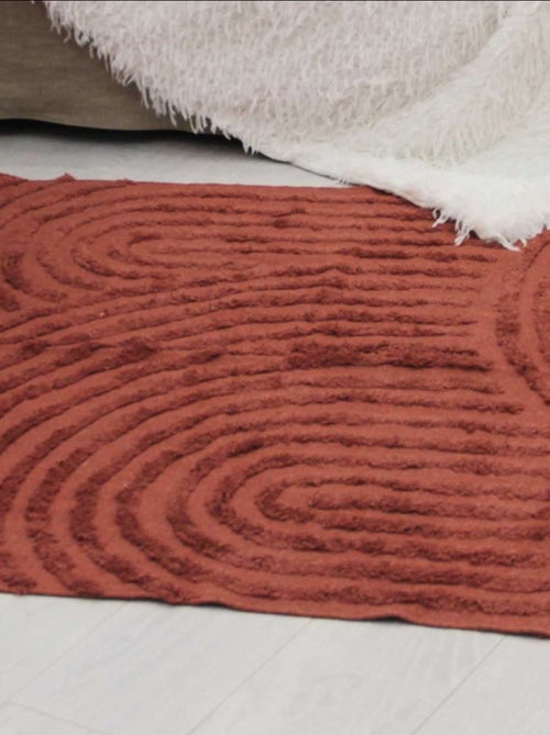 Tapis relief circle courbe - Kiabi
