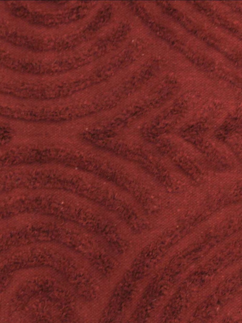 Tapis relief circle courbe Vieux rose - Kiabi