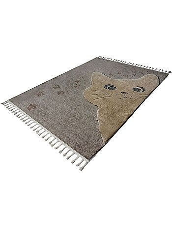 Tapis relief enfant avec franges Tira