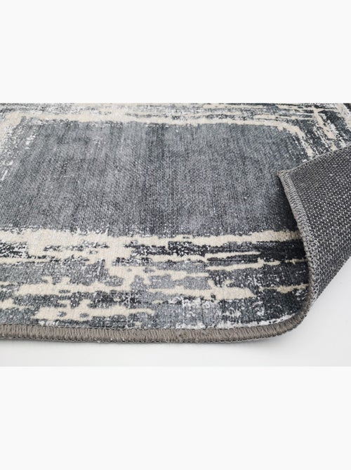 Tapis RING Gris/Beige - Kiabi