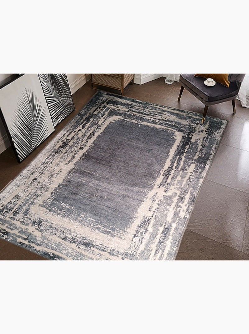Tapis RING Gris/Beige Gris Beige - Kiabi