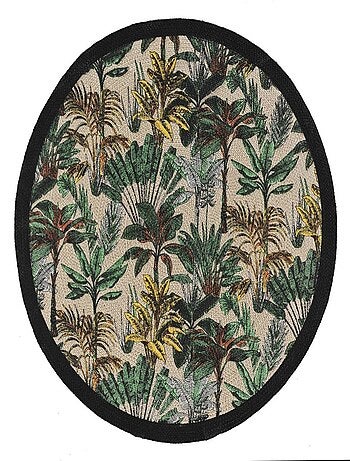 Tapis rond 120 cm Balinesia polycoton