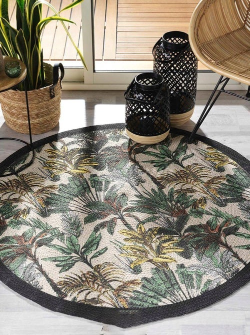 Tapis rond 120 cm Balinesia polycoton - Kiabi Tapis rond 120 cm Balinesia polycoton - Kiabi