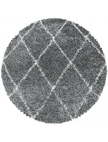 Tapis berbère tissé motif losange SHAGGY A