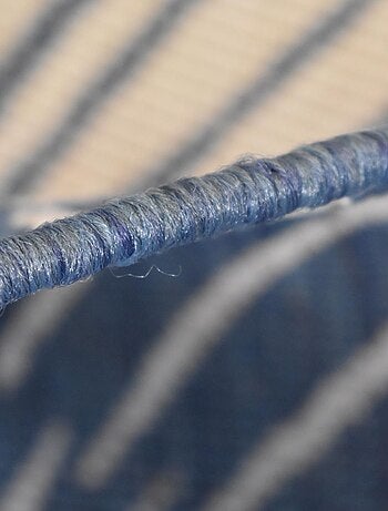 Tapis rond d'extérieur, kilim reversible LYN2 B ROND REVERSIBLE