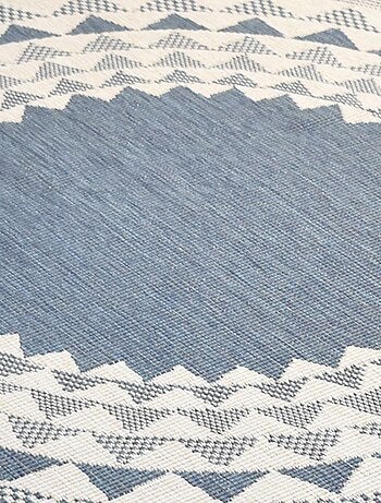 Tapis rond d'extérieur, kilim reversible LYN2 C ROND REVERSIBLE