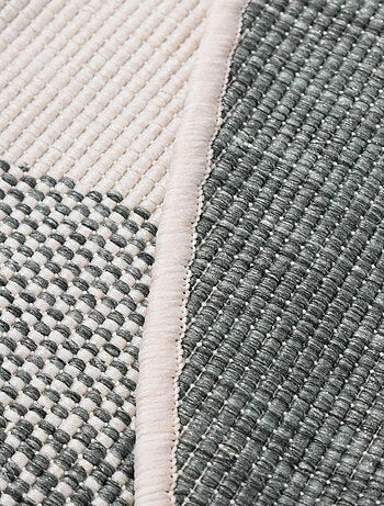 Tapis rond d'extérieur, kilim reversible LYN2 D ROND REVERSIBLE