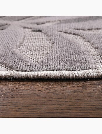 Tapis rond d'extérieur tissé kilim CHIMEK