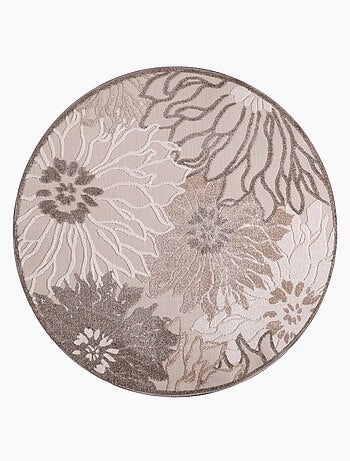 Tapis extérieur tissé kilim rectangle CHIMEKA