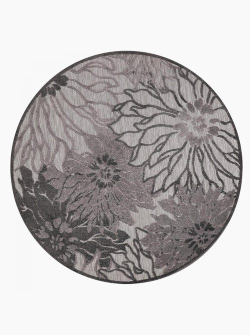 Tapis rond d'extérieur tissé kilim CHIMEKA - Kiabi Tapis rond d'extérieur tissé kilim CHIMEKA - Kiabi