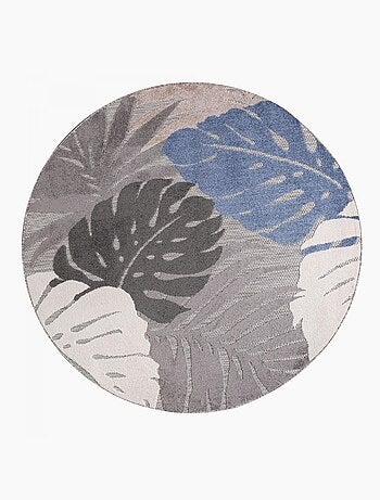 Tapis extérieur tissé kilim rectangle CHIMEKI